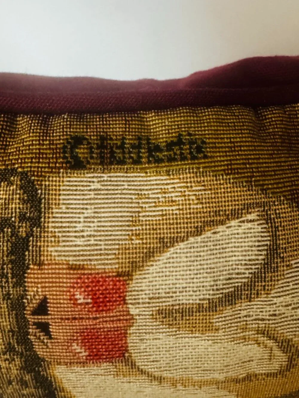 Fiddlestix Tapestry Christmas Primitive Santa 16x12
